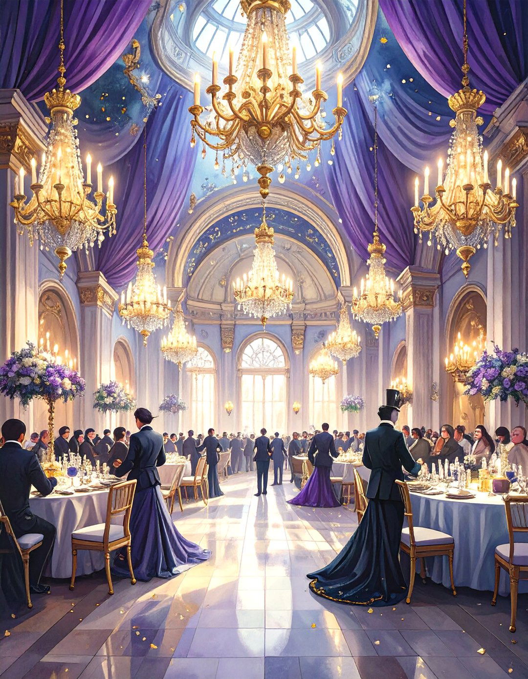 A Mystical Masquerade Ball - 30 office holiday party ideas
