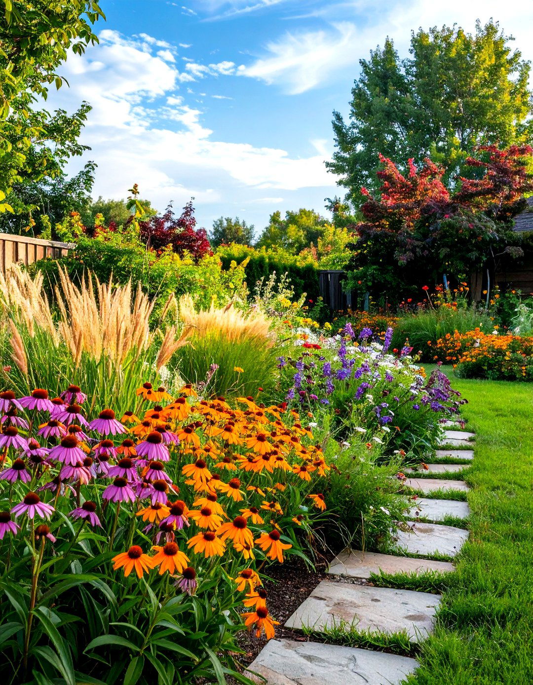 A Native Perennial Garden - 30 perennial garden ideas