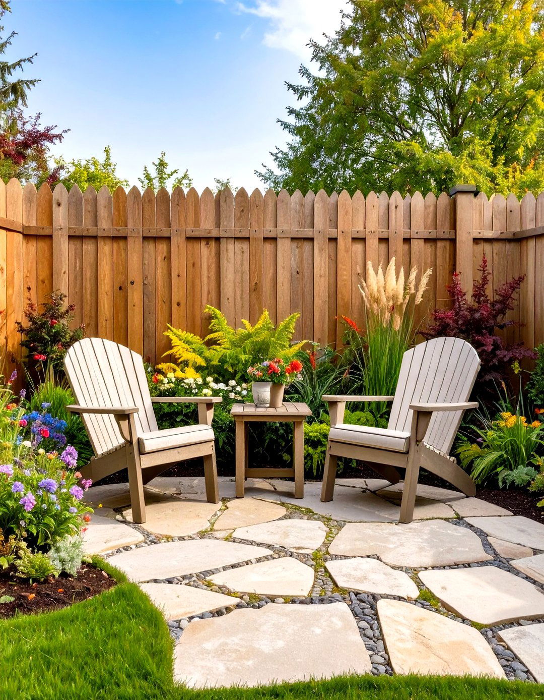 A Natural Brushwood Screen Fence Garden - 30 fence garden ideas