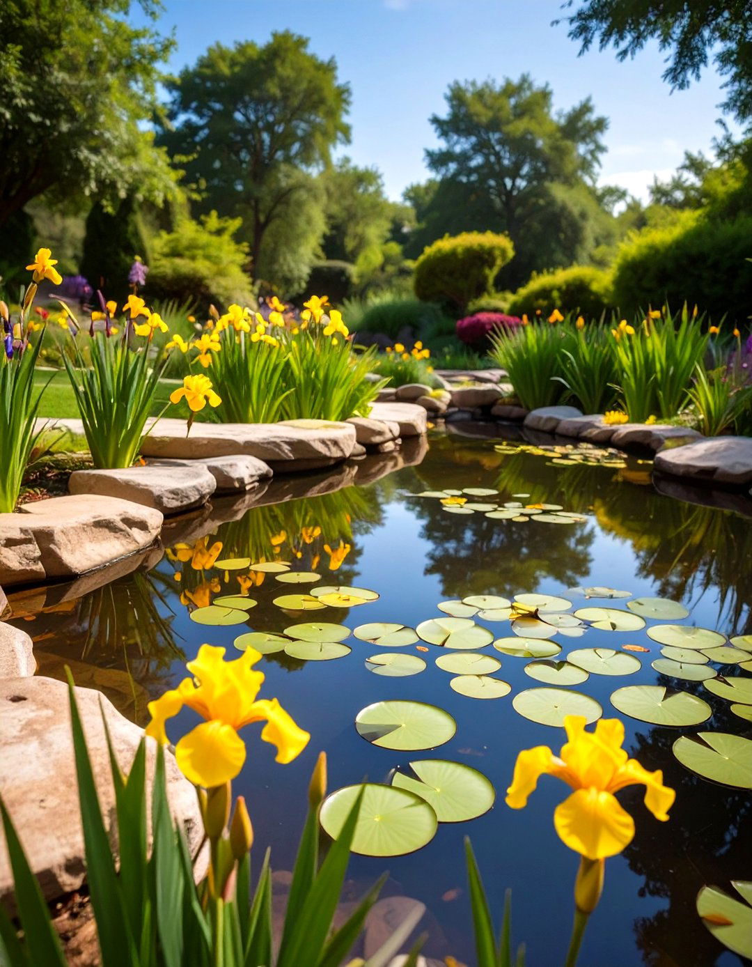 A Naturalistic Pond and Bog Garden - 30 free landscape design online ideas