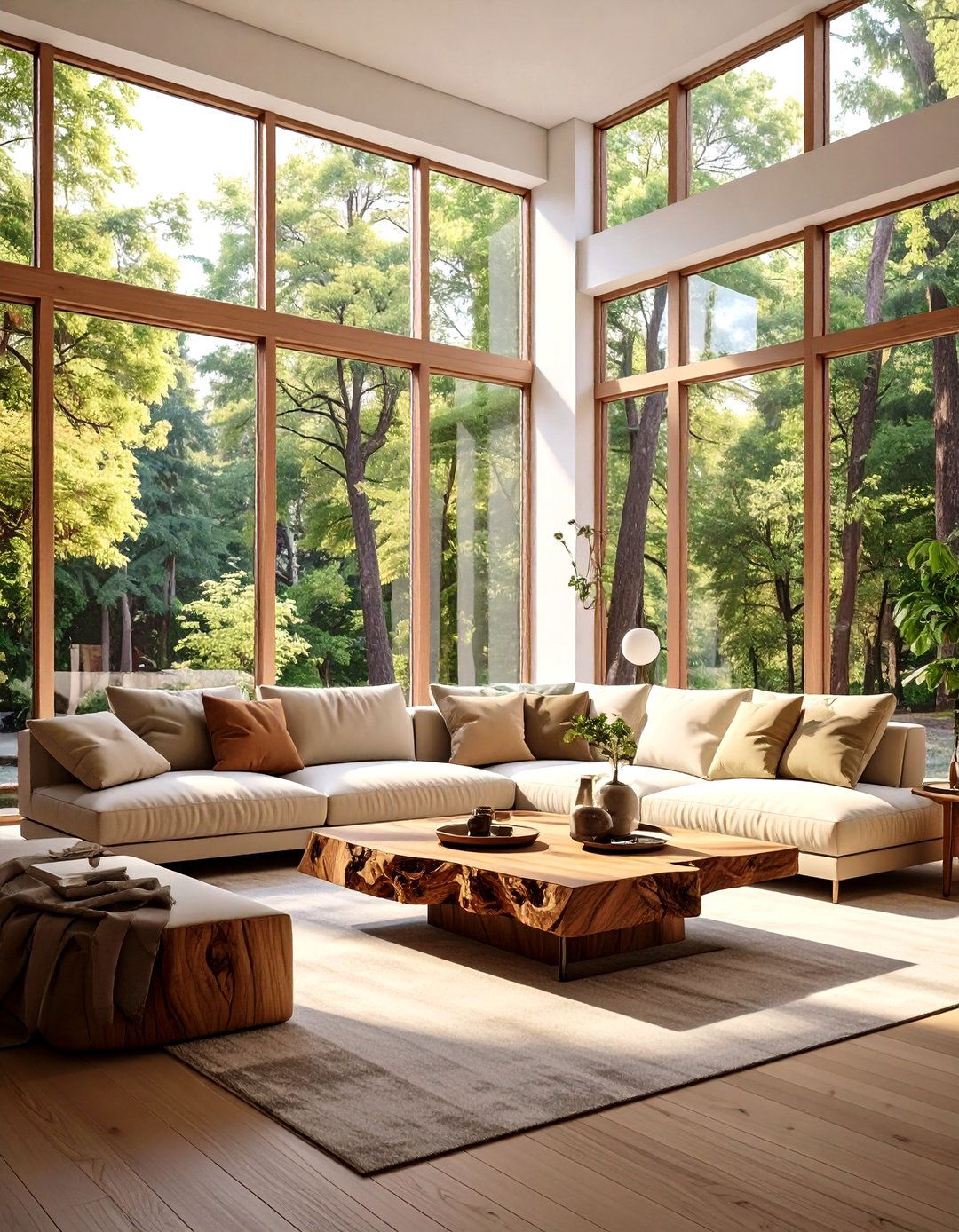 A Nature Centric Minimalist Living Room - 30 minimalist living room ideas