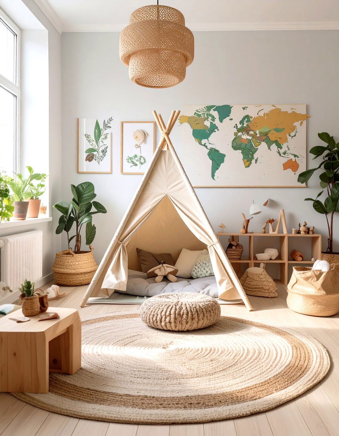 A Nature Explorers Game Room - 30 kids game room ideas