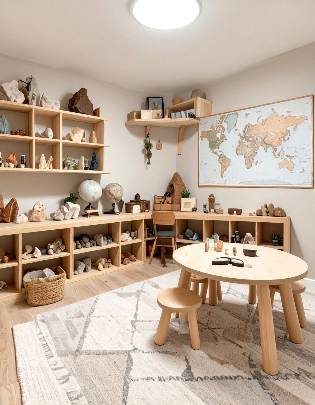 A Nature Explorers Lab Playroom - 30 basement playroom ideas