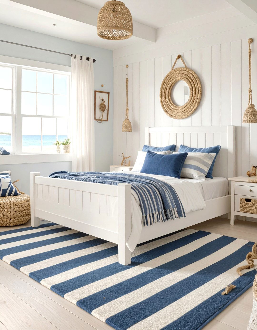 A Nautical Seaside Bedroom - 30 girl bedroom ideas for small rooms