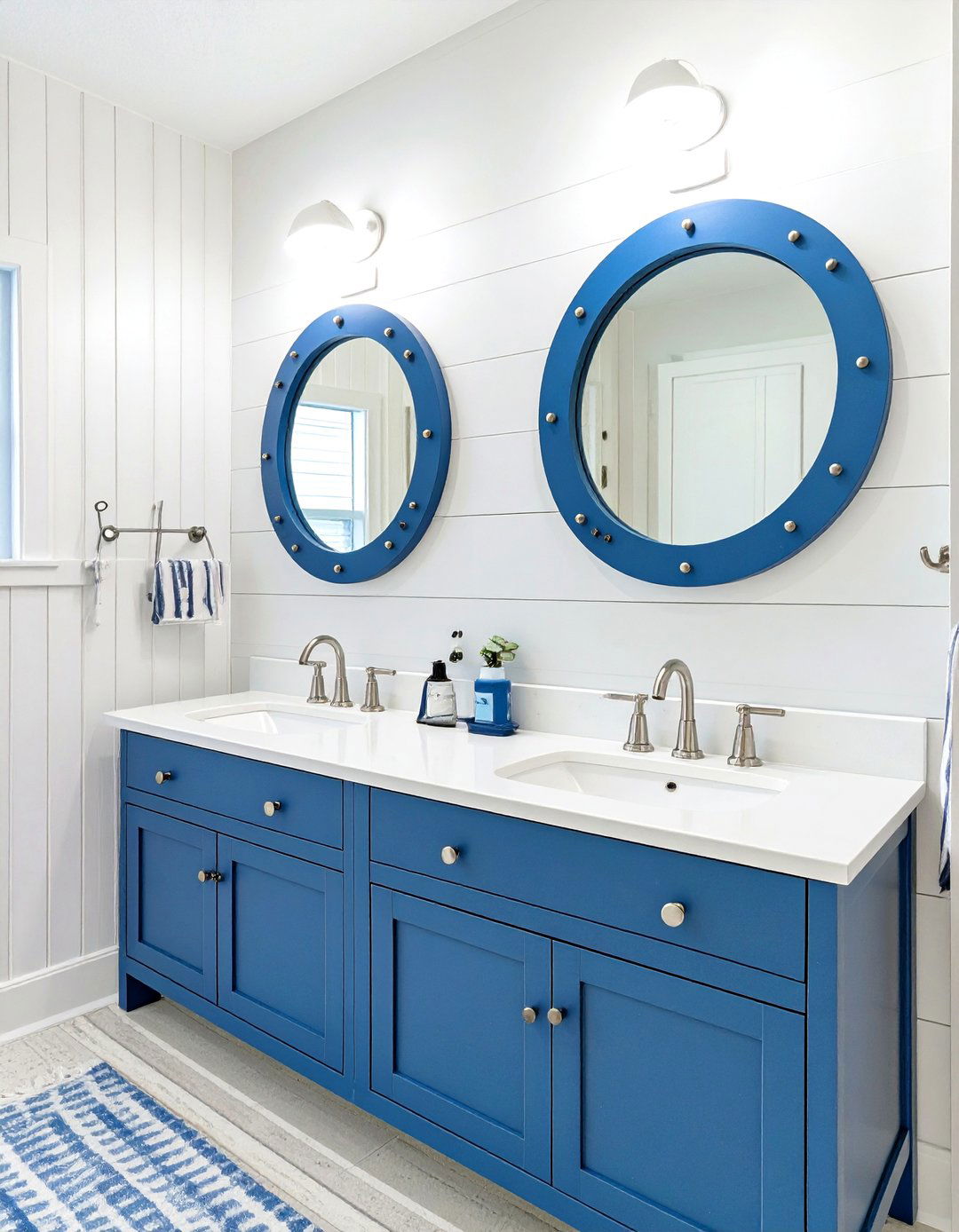A Nautical Themed Bathroom - 30 jack and jill bathroom ideas