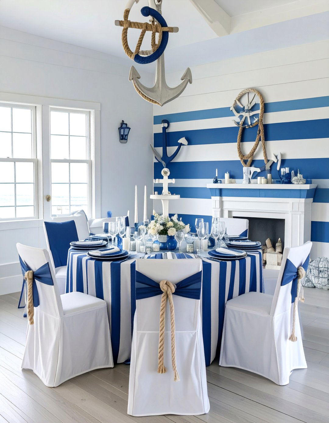 A Nautical Tying the Knot Bridal Shower - 30 ideas for bridal shower