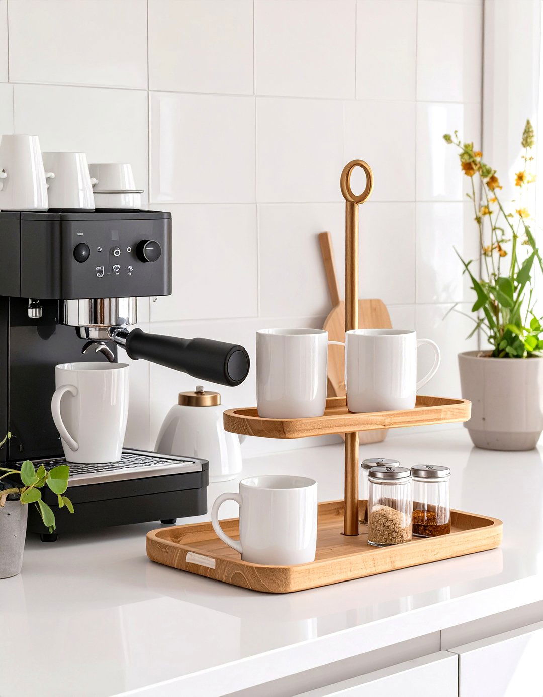 A Neighbors Clutter Free Coffee Station - 30 sourcednextdoor interior design ideas