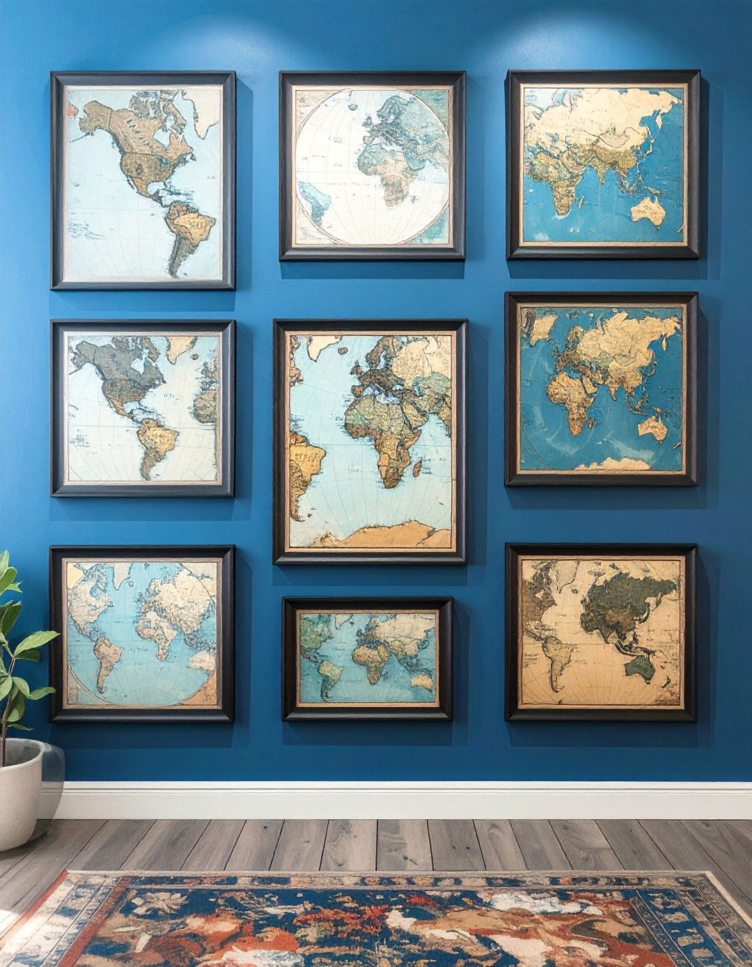 A Neighbors Collection of Vintage Maps - 30 sourcednextdoor interior design ideas