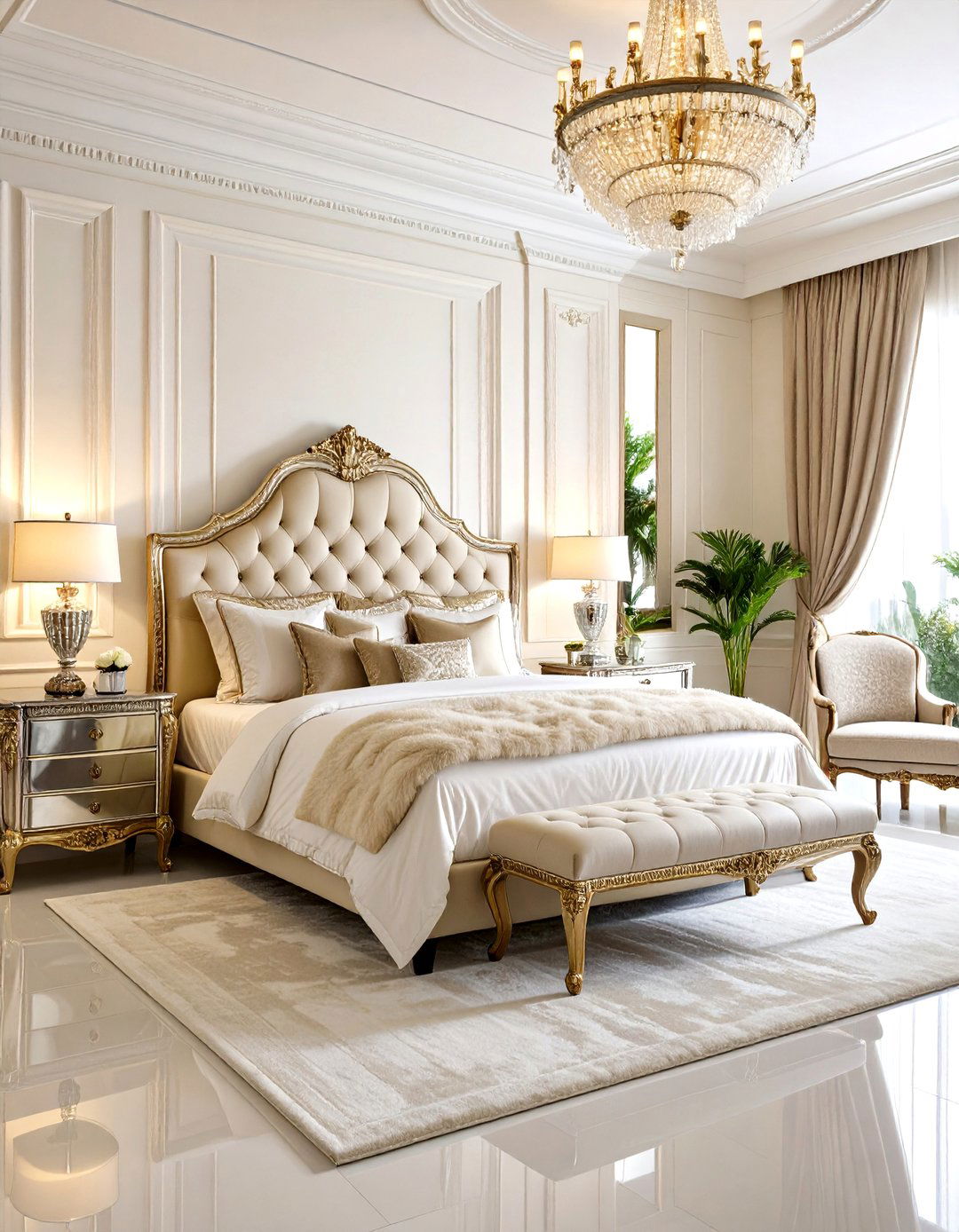 A Neutral Toned Art Deco Bedroom - 30 1920s interior design ideas