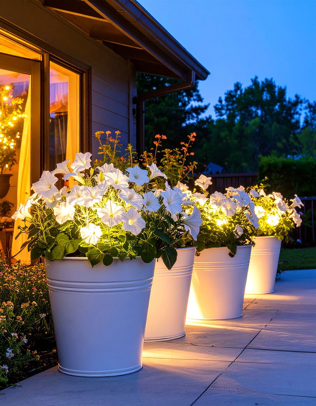 A Night Scented Moonlight Garden - 30 bucket garden ideas