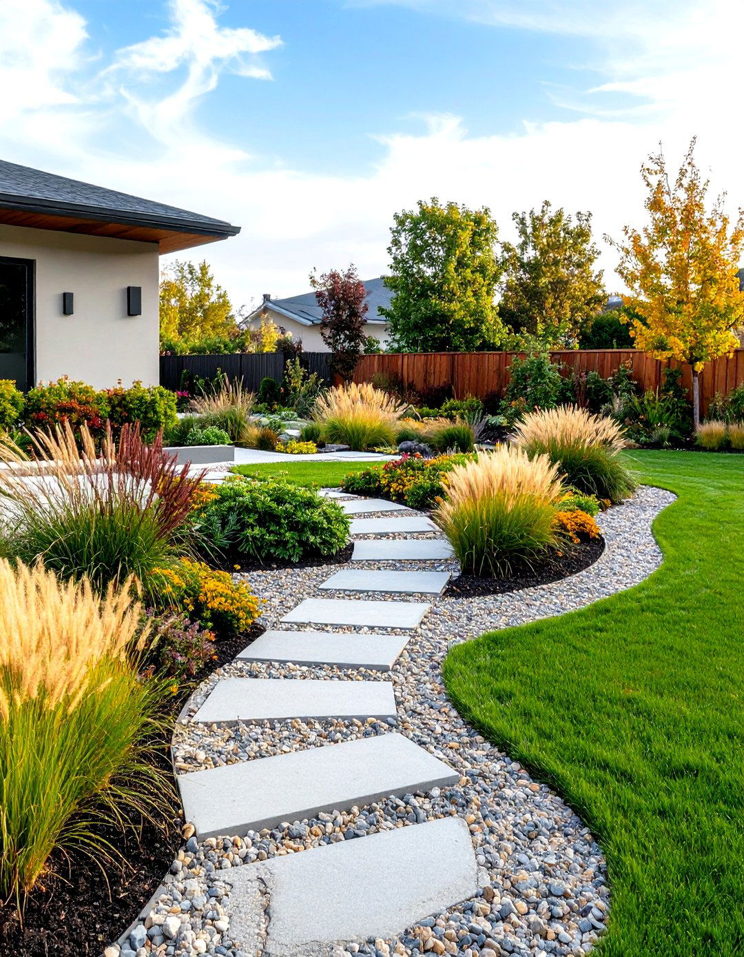 A No Lawn Sustainable Landscape - 30 front house landscaping ideas