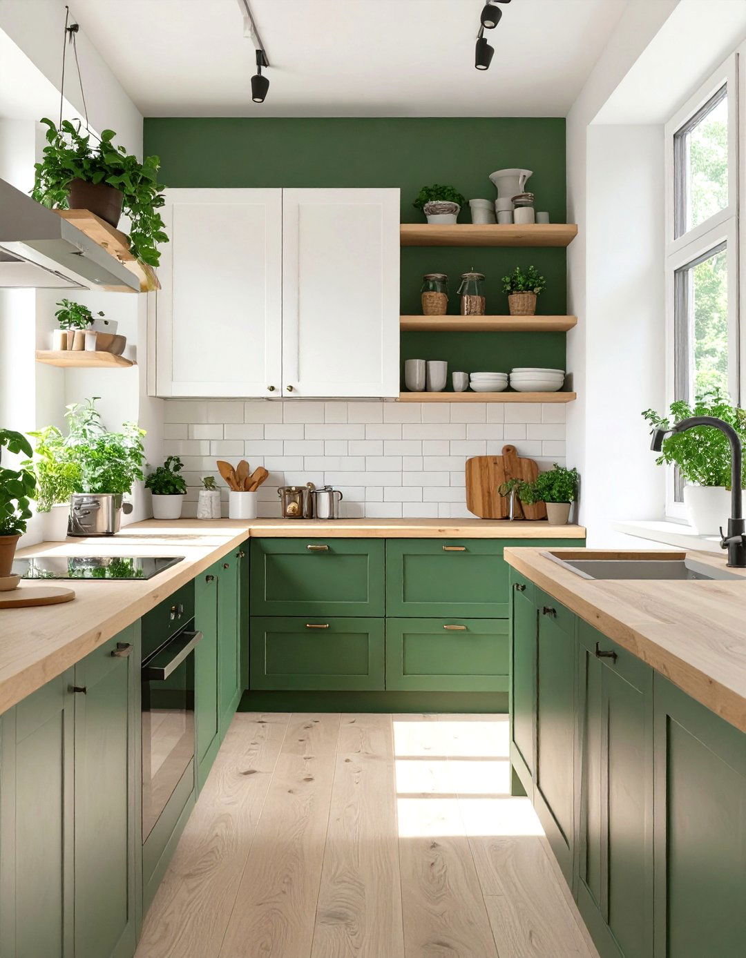 A Nordic Kitchen with a Pop of Color - 30 nordic interior design ideas