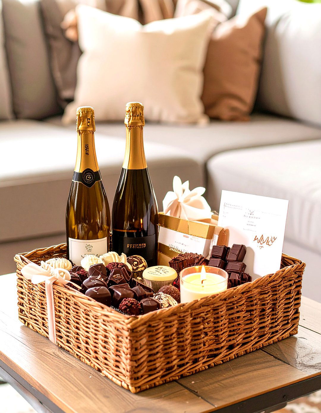 A Parents Night In Basket - 30 baby shower gift basket ideas