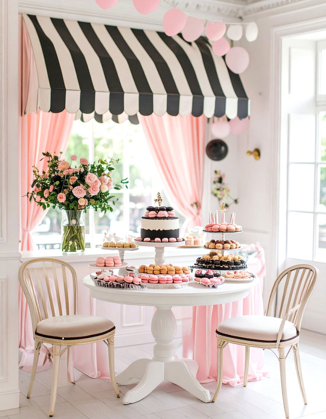 A Parisian Patisserie Celebration - 30 baby shower ideas for girls