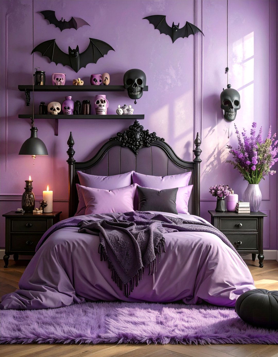 A Pastel Goth Bedroom - 30 girl bedroom ideas