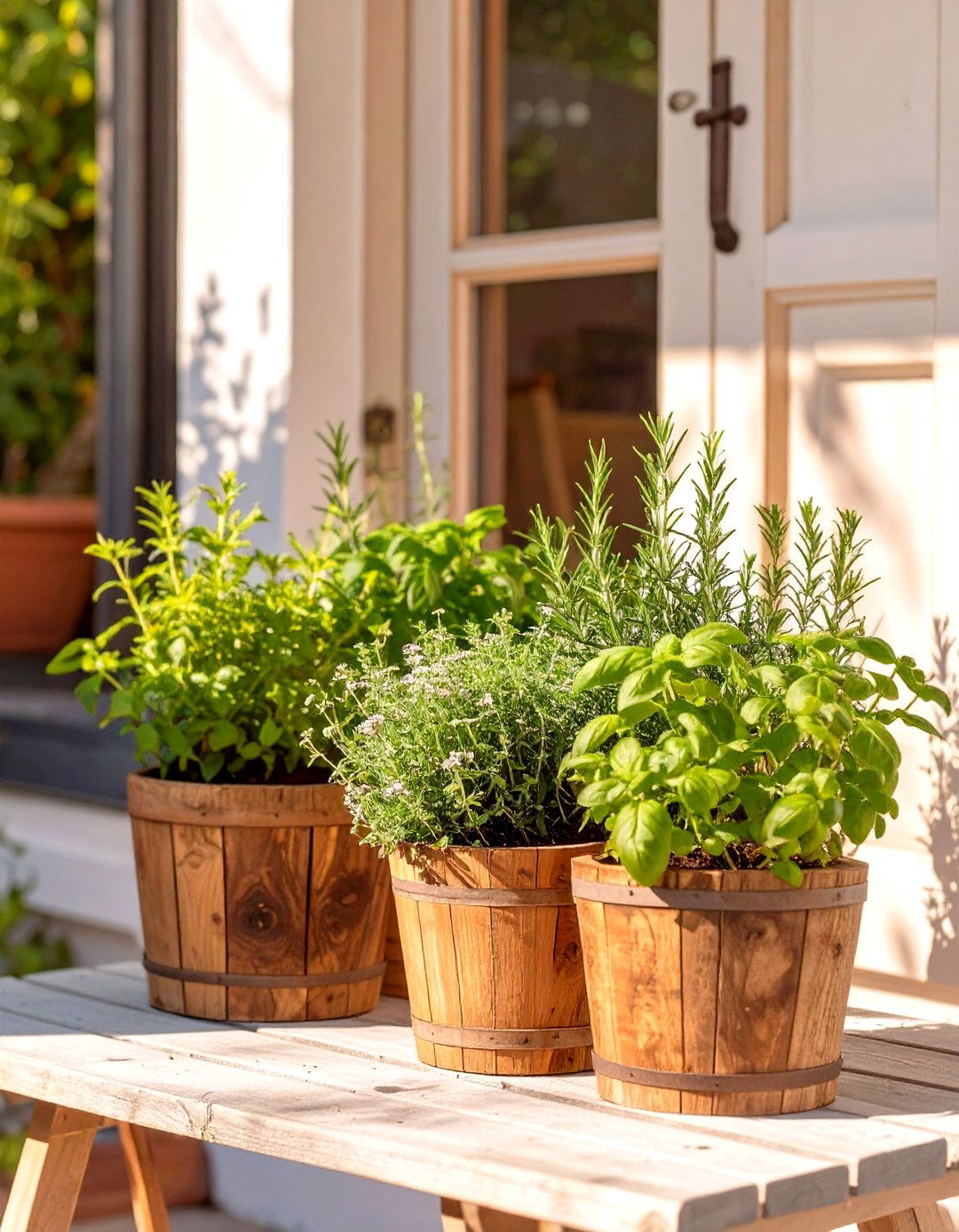 A Patio Herb Garden - 30 simple patio ideas