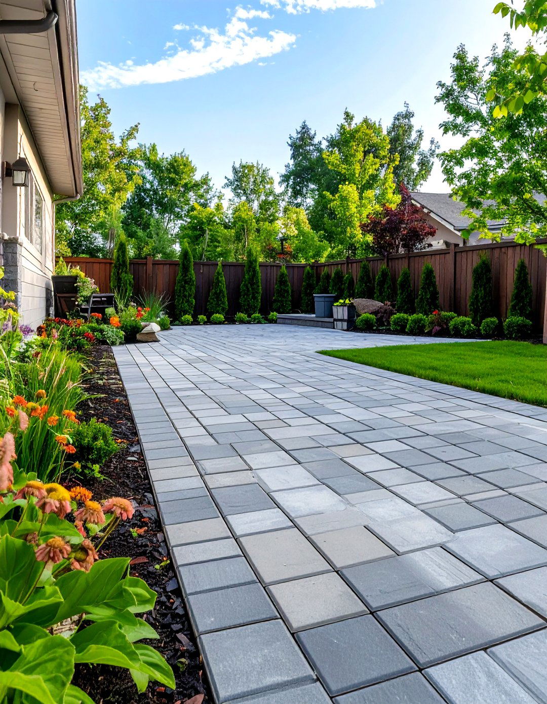 30 Backyard Pavers Ideas to Build a Modern Hardscape