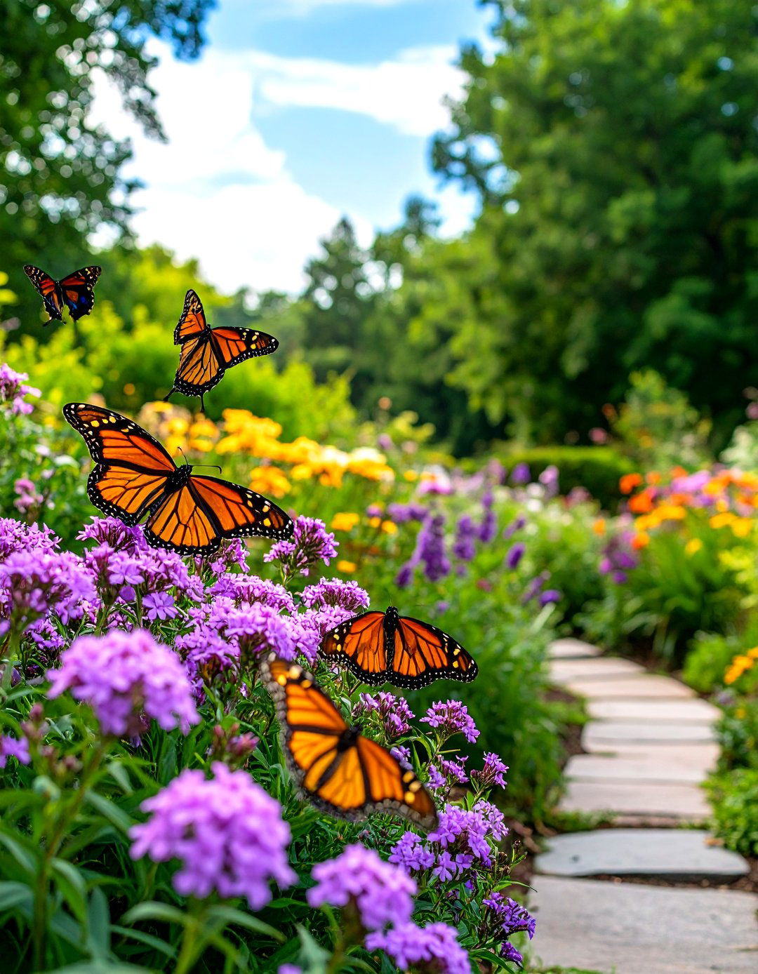 A Perennial Garden for Butterflies - 30 perennial garden ideas