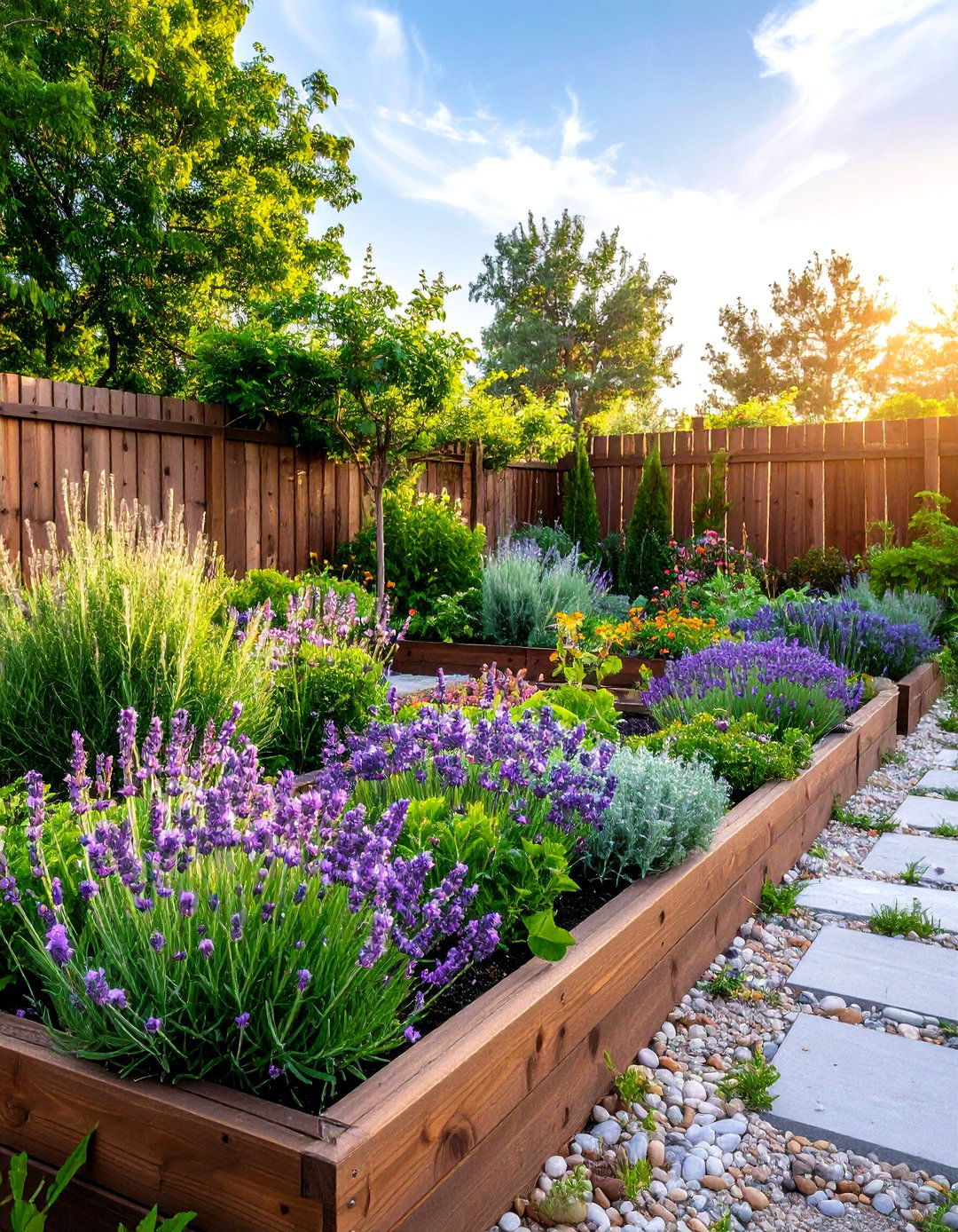 A Perennial Herb Garden - 30 perennial garden ideas