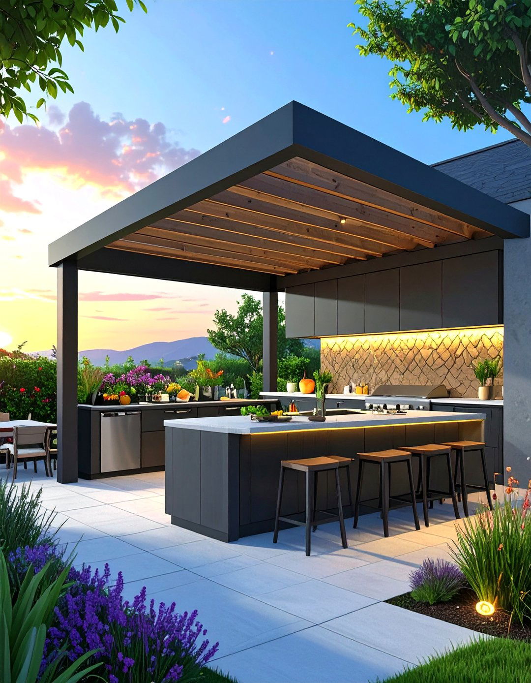 A Pergola and Outdoor Structure Design Tool - 30 outdoor kitchen design tool ideas