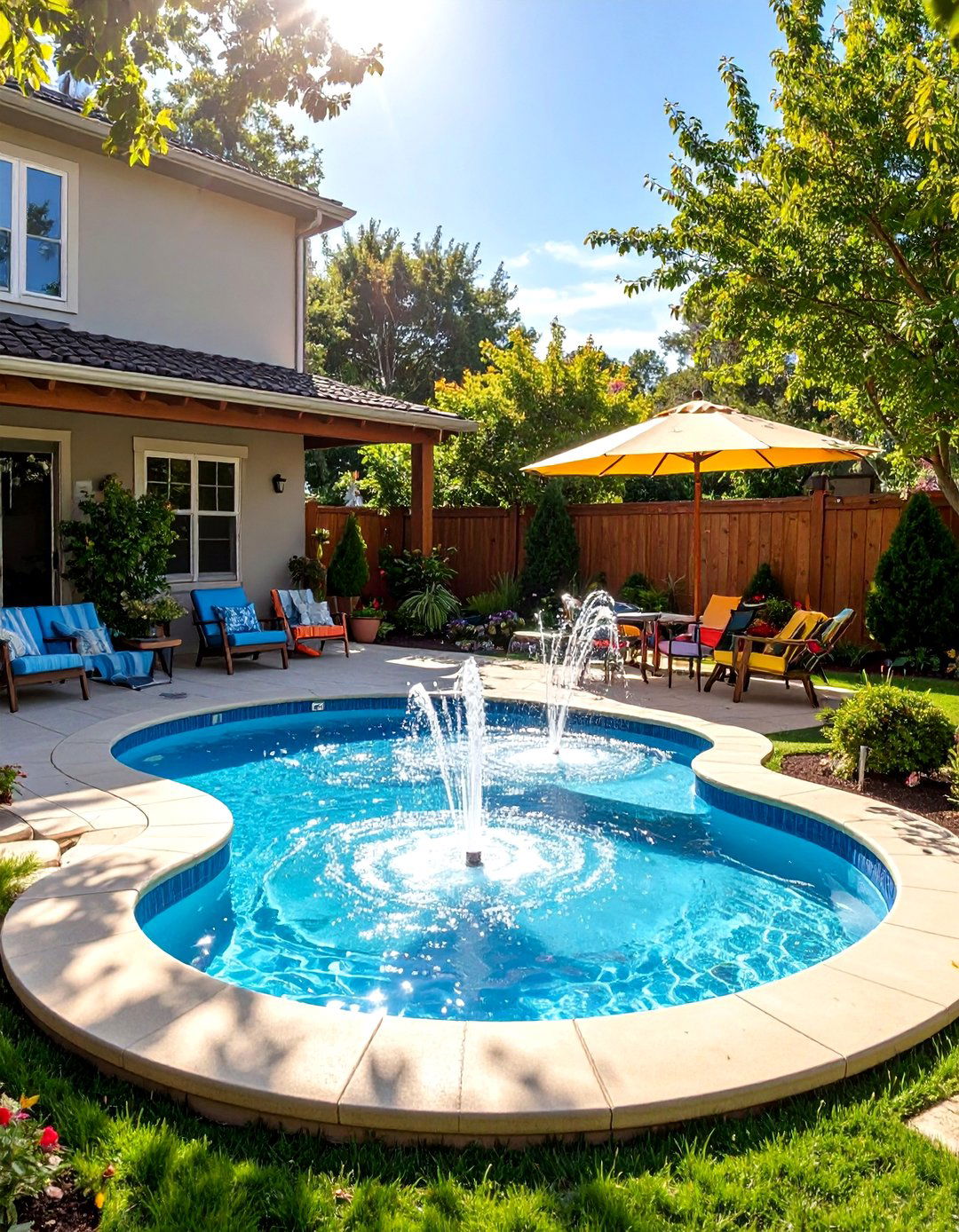 A Personal Backyard Splash Pad - 30 backyard ideas for kids