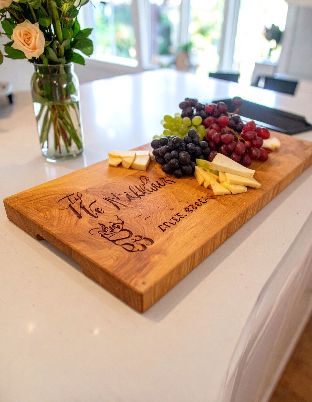A Personalized Cutting Board - 30 wedding shower gift ideas