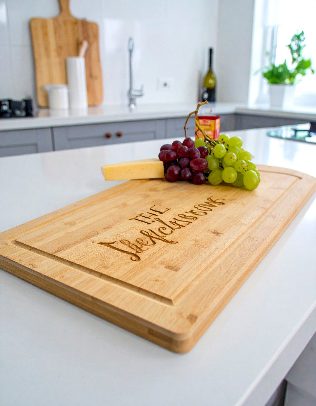 A Personalized Cutting Board - 30 inexpensive bridal shower gift ideas