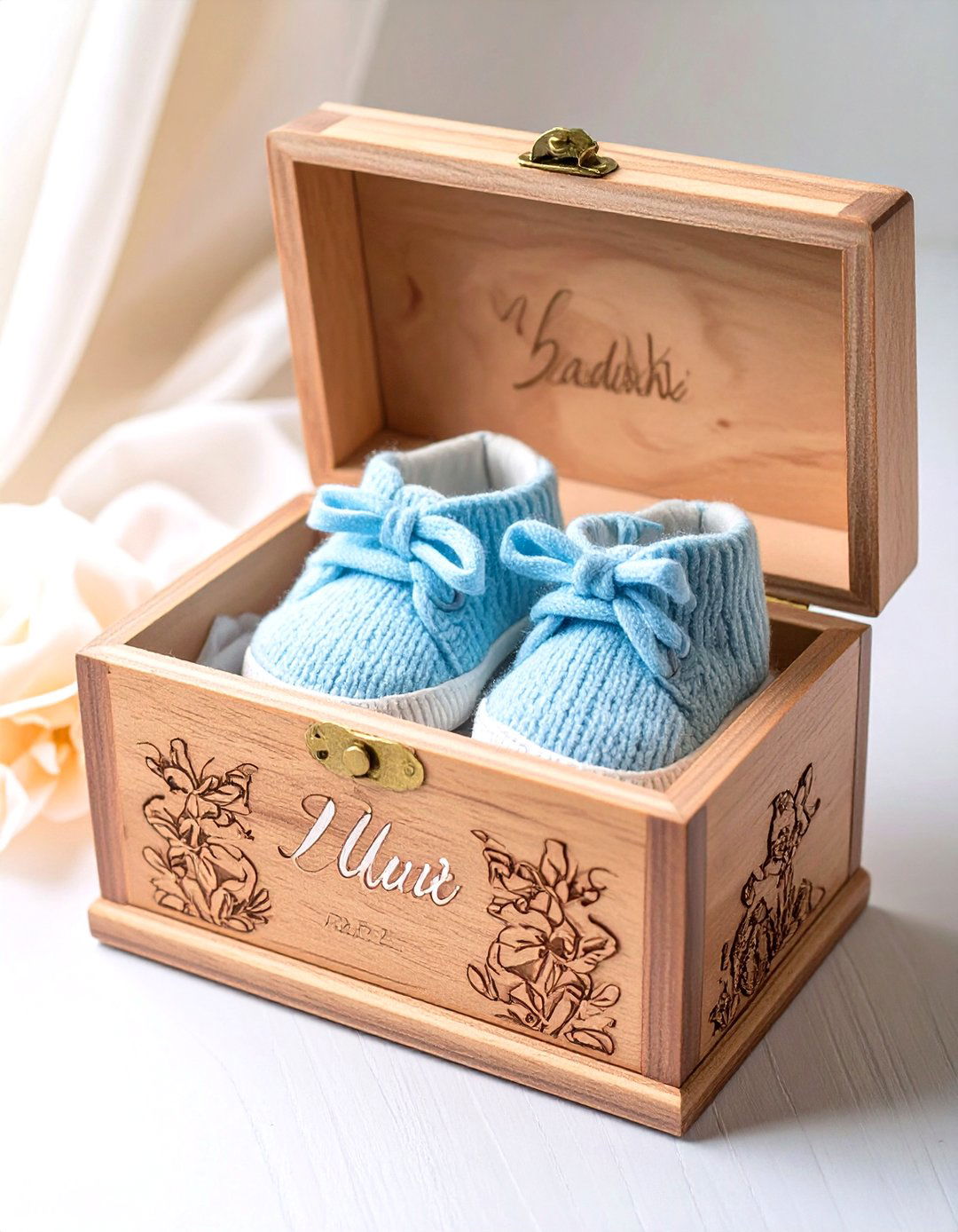 A Personalized Keepsake Box - 30 baby shower gift ideas for boy