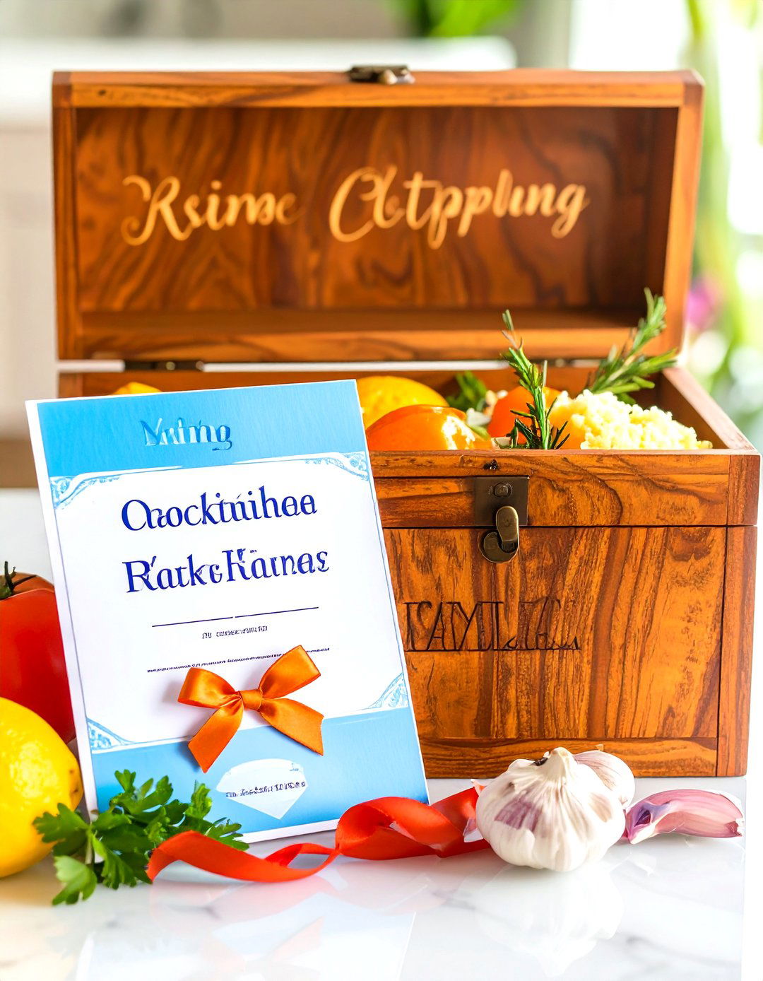 A Personalized Recipe Box and Cooking Class - 30 gift ideas for bridal shower