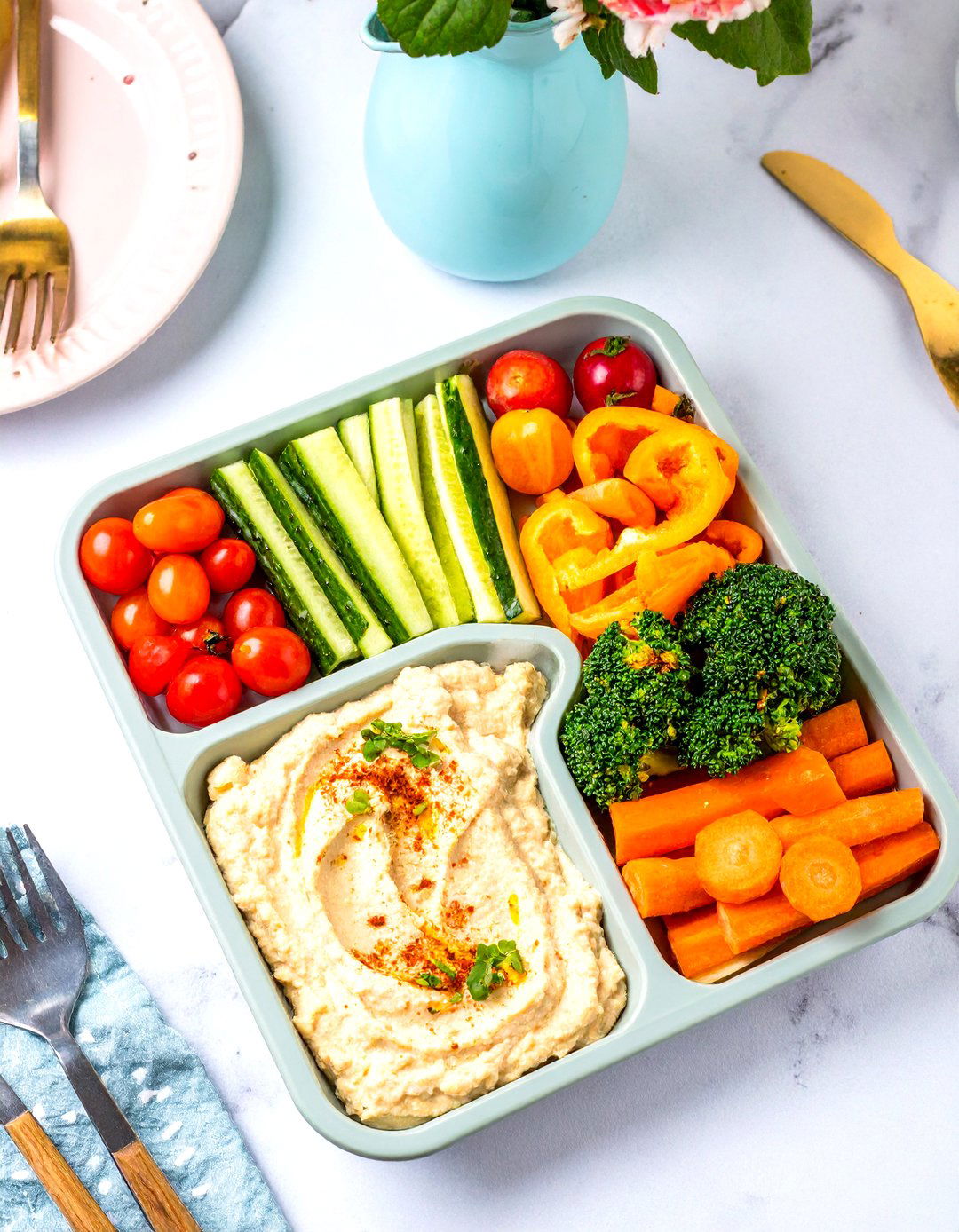 A Peter Rabbit Garden Patch Vegetable Tray - 30 food ideas for baby shower