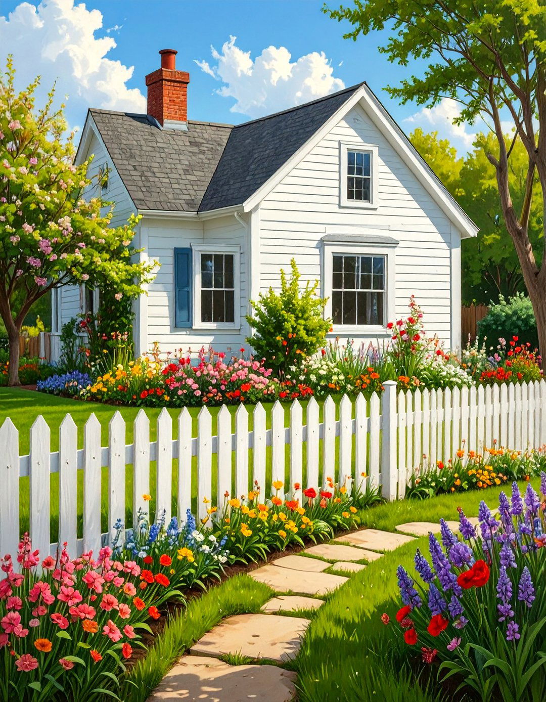 A Picket Fence from Reclaimed Wood - 30 low cost garden fence designs