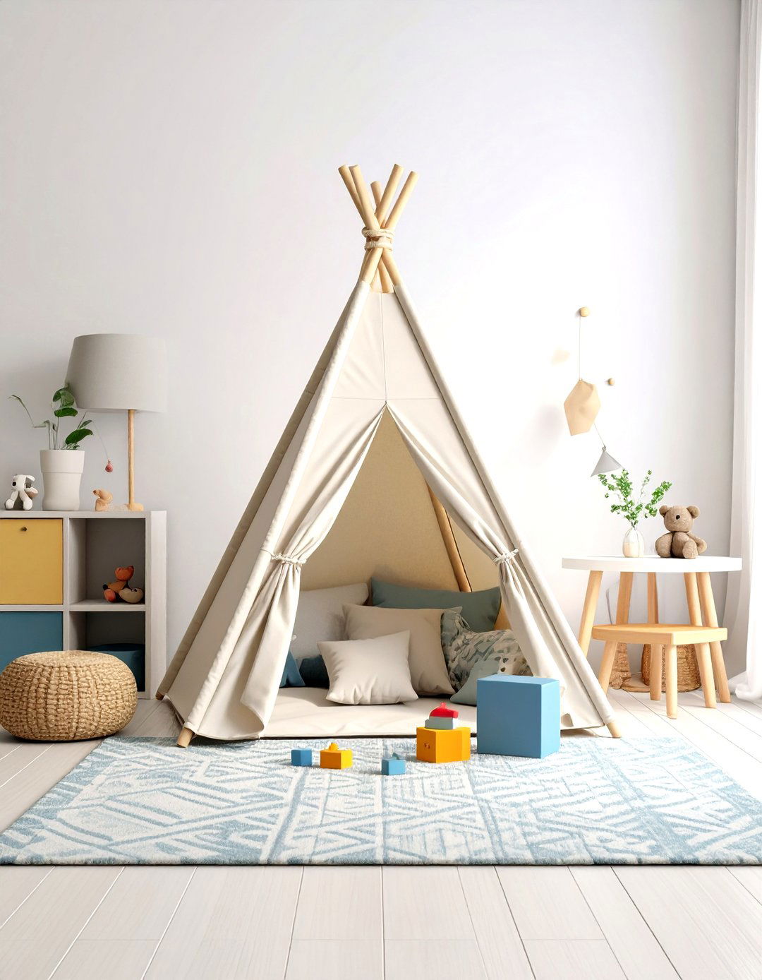 A Playful Kids Corner - 30 living room corner ideas