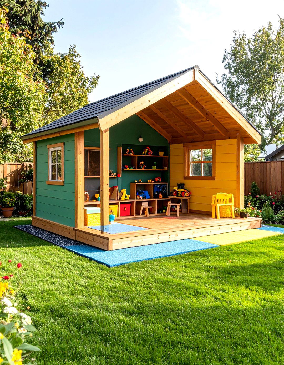 A Playroom Garden Shed for Kids - 30 garden shed ideas