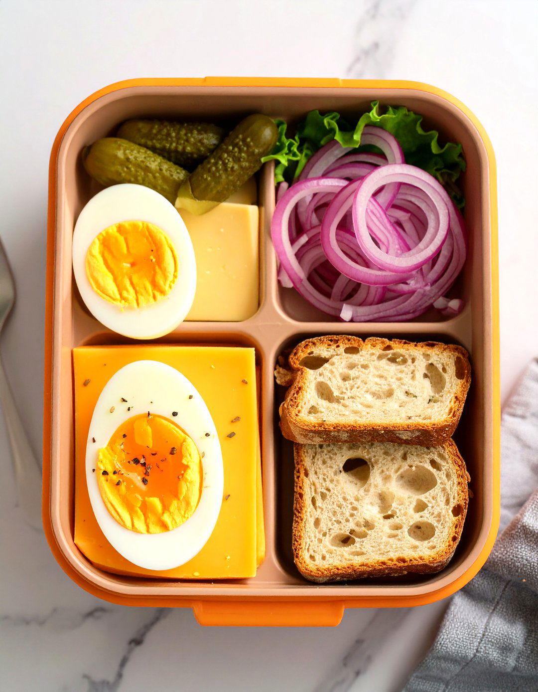 A Ploughmans Lunch Box - 30 office lunch ideas