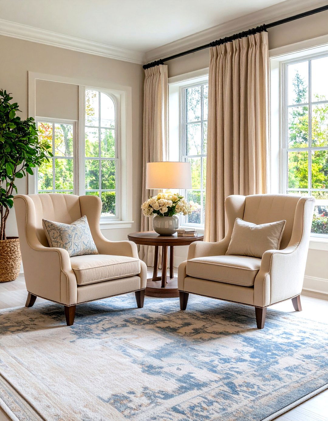A Plush Seating Area - 30 pottery barn bedroom ideas