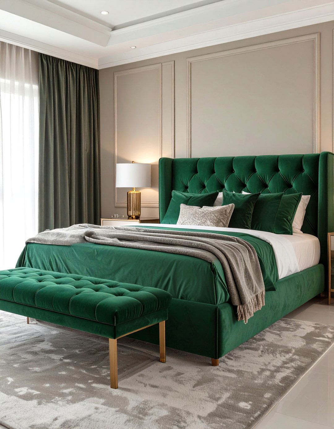 A Plush Velvet Bedroom - 30 cozy bedroom ideas
