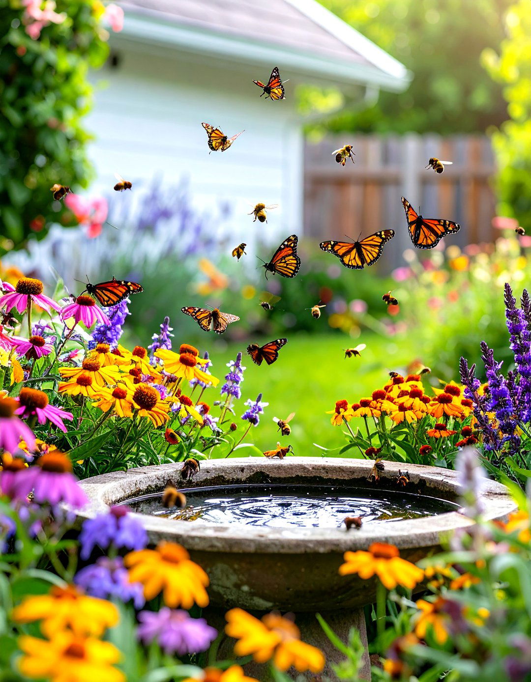 A Pollinator Friendly Garden Front Yard - 30 landscaping ideas for front yards