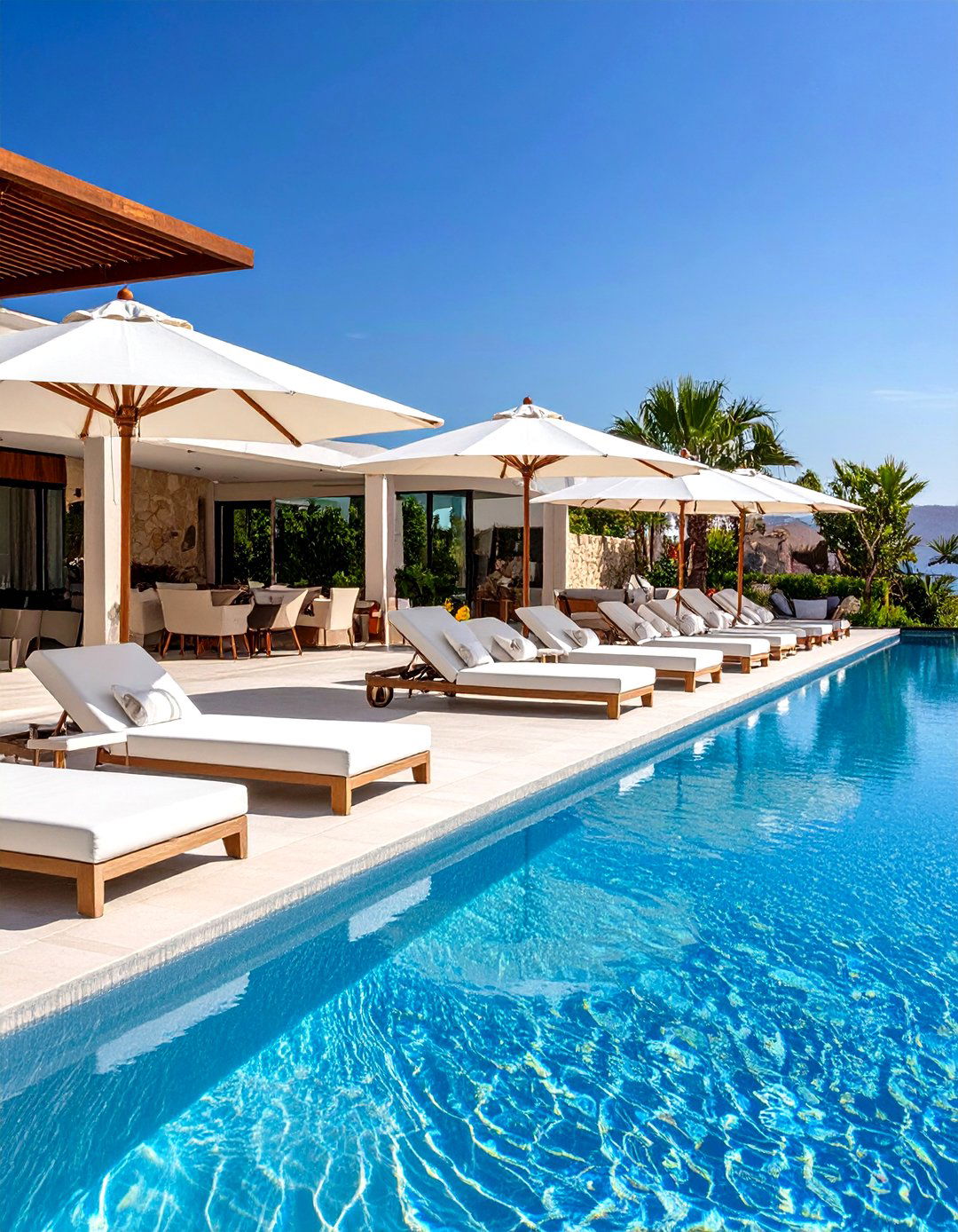 A Poolside Resort Lounge - 30 outdoor  decorating ideas