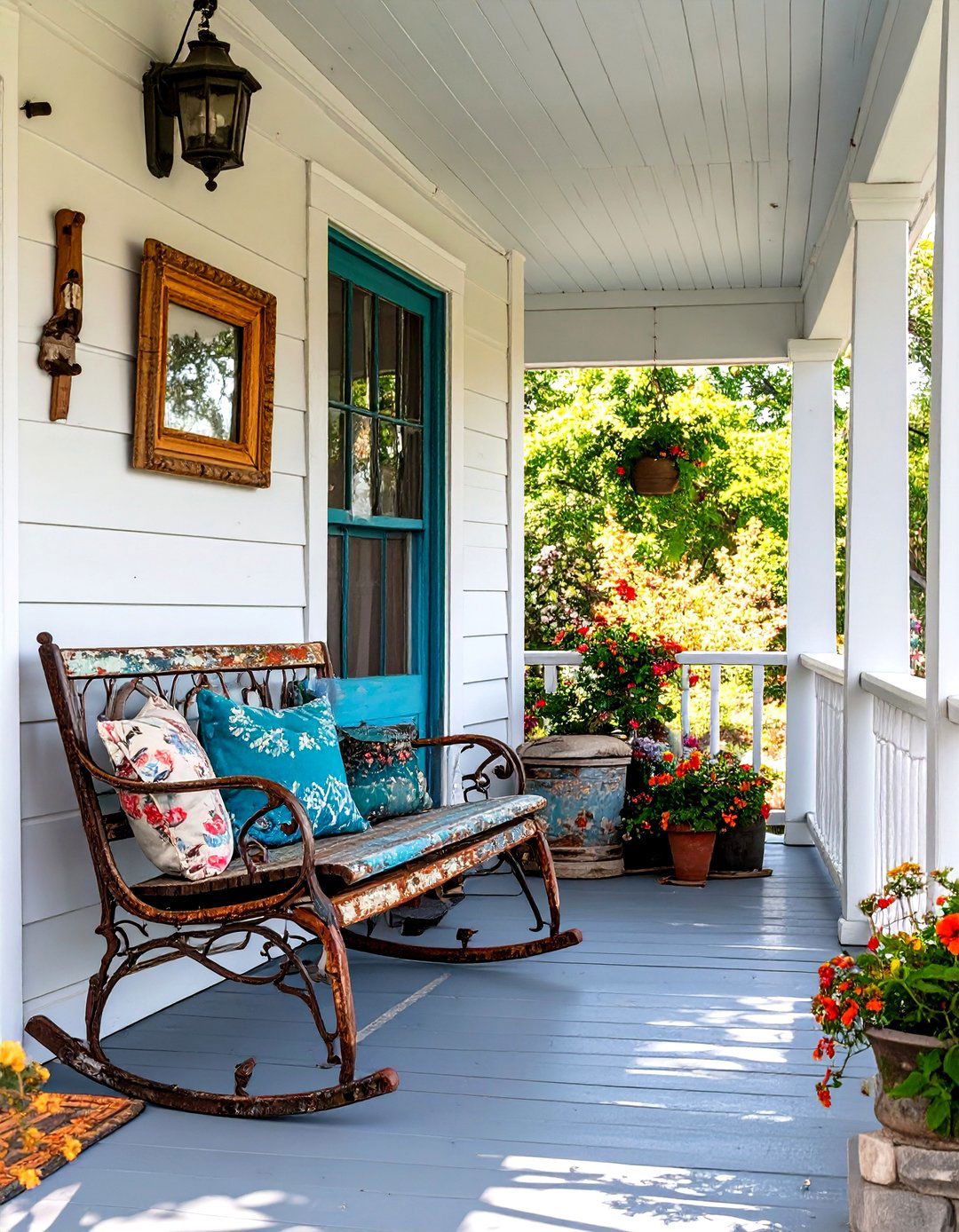 30 Long Front Porch Decorating Ideas for Your Home - We Love Home Blog