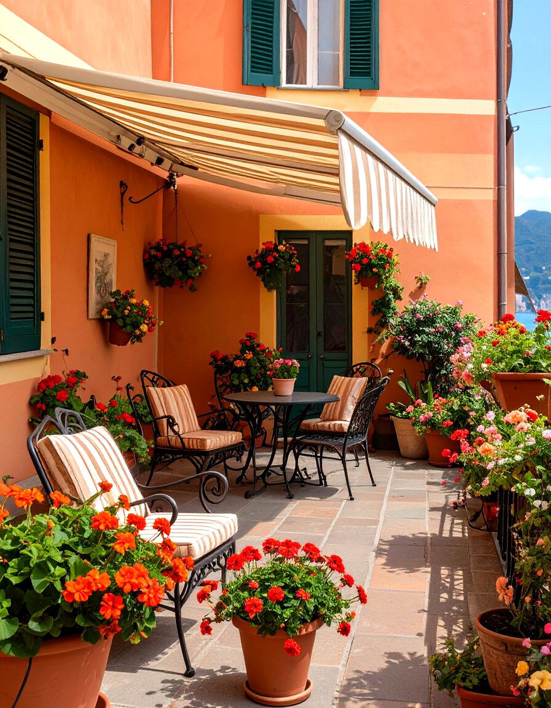 A Portofino Inspired Terrace - 30 italian interior design ideas