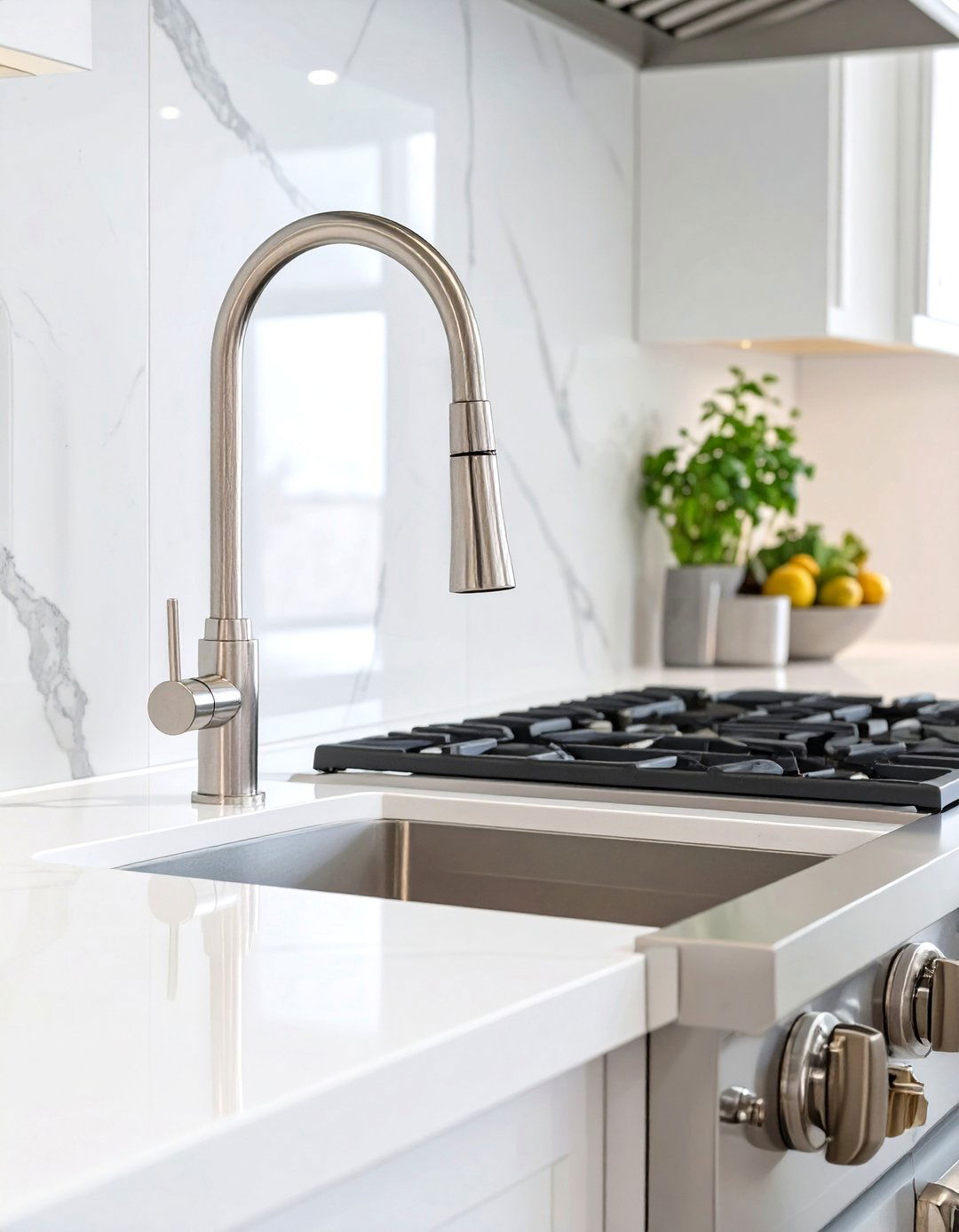 A Pot Filler Faucet - 30 timeless kitchen design ideas