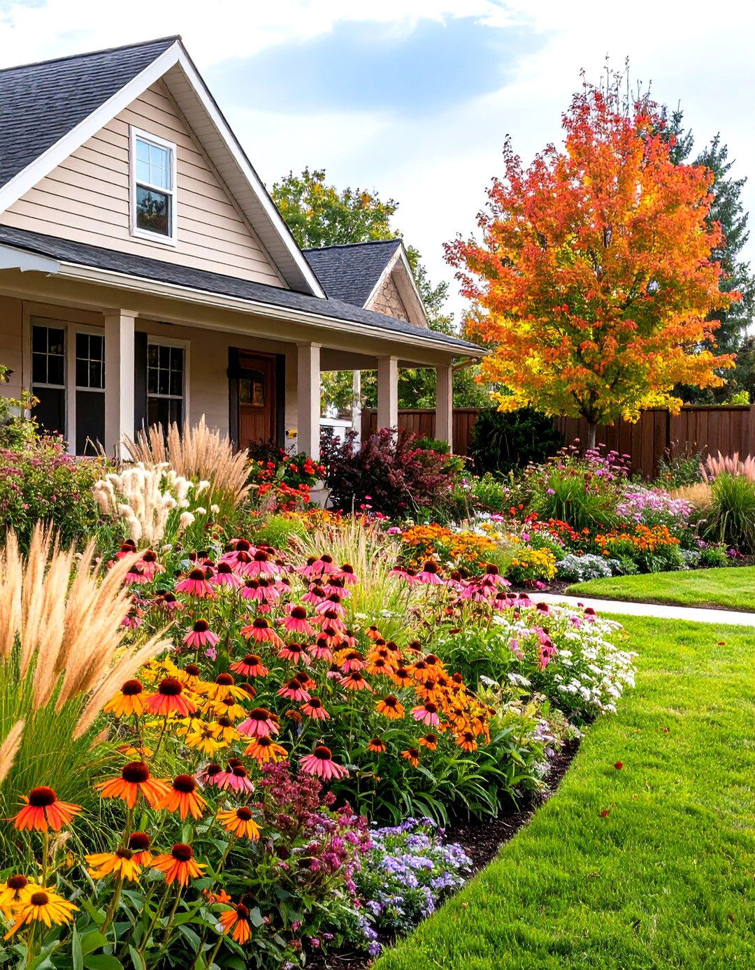 A Prairie Style Front Yard - 30 landscaping ideas for small front yards