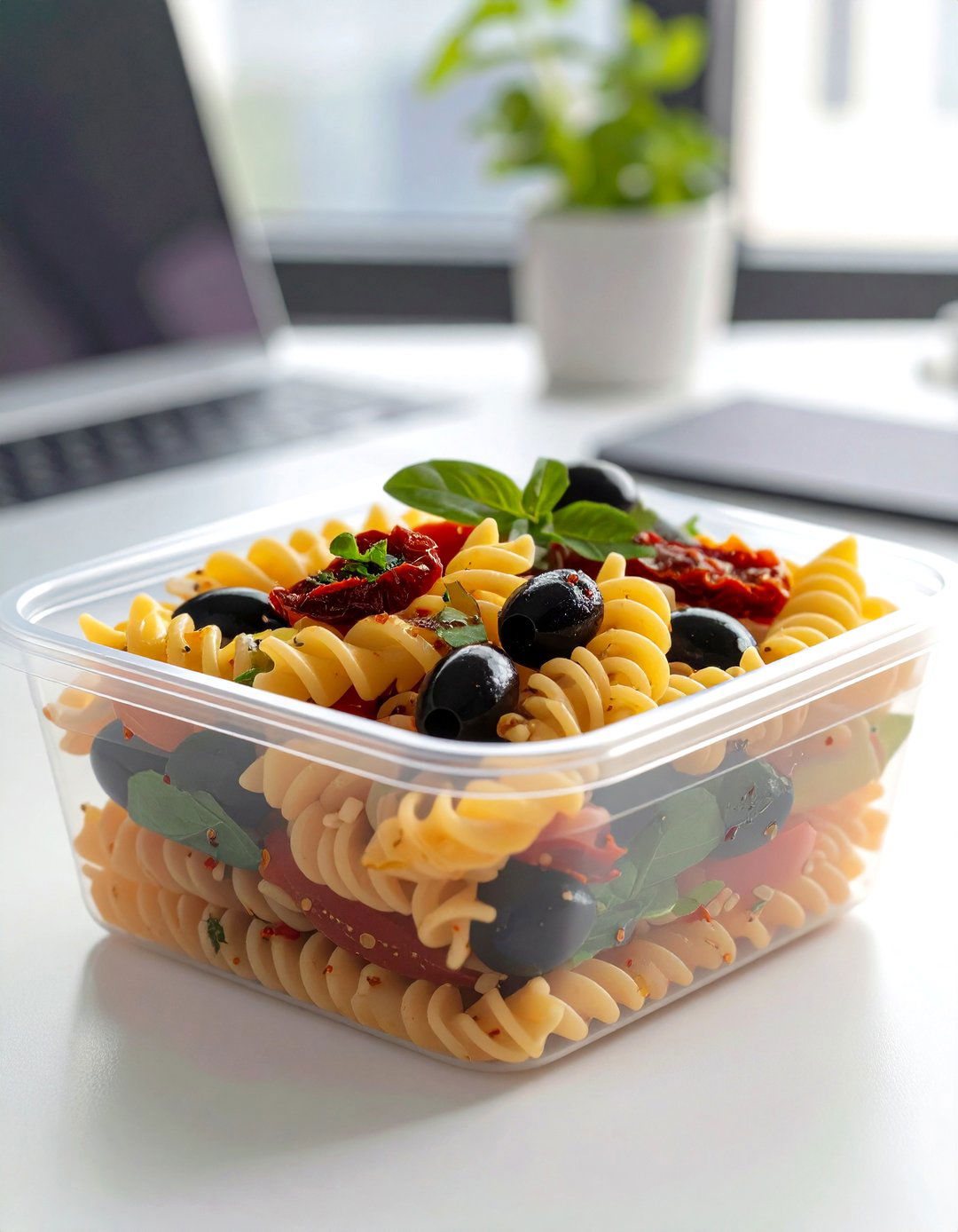 A Pre Prepped Pasta Salad - 30 office lunch ideas