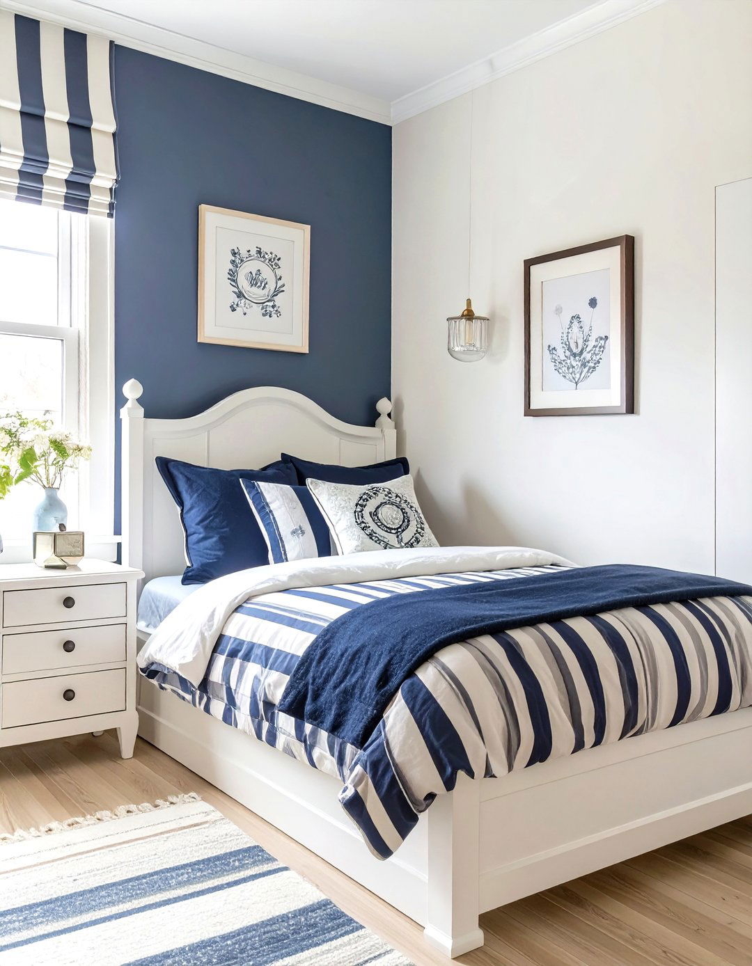 A Preppy Chic Dorm Room - 30 dorm room decorating ideas
