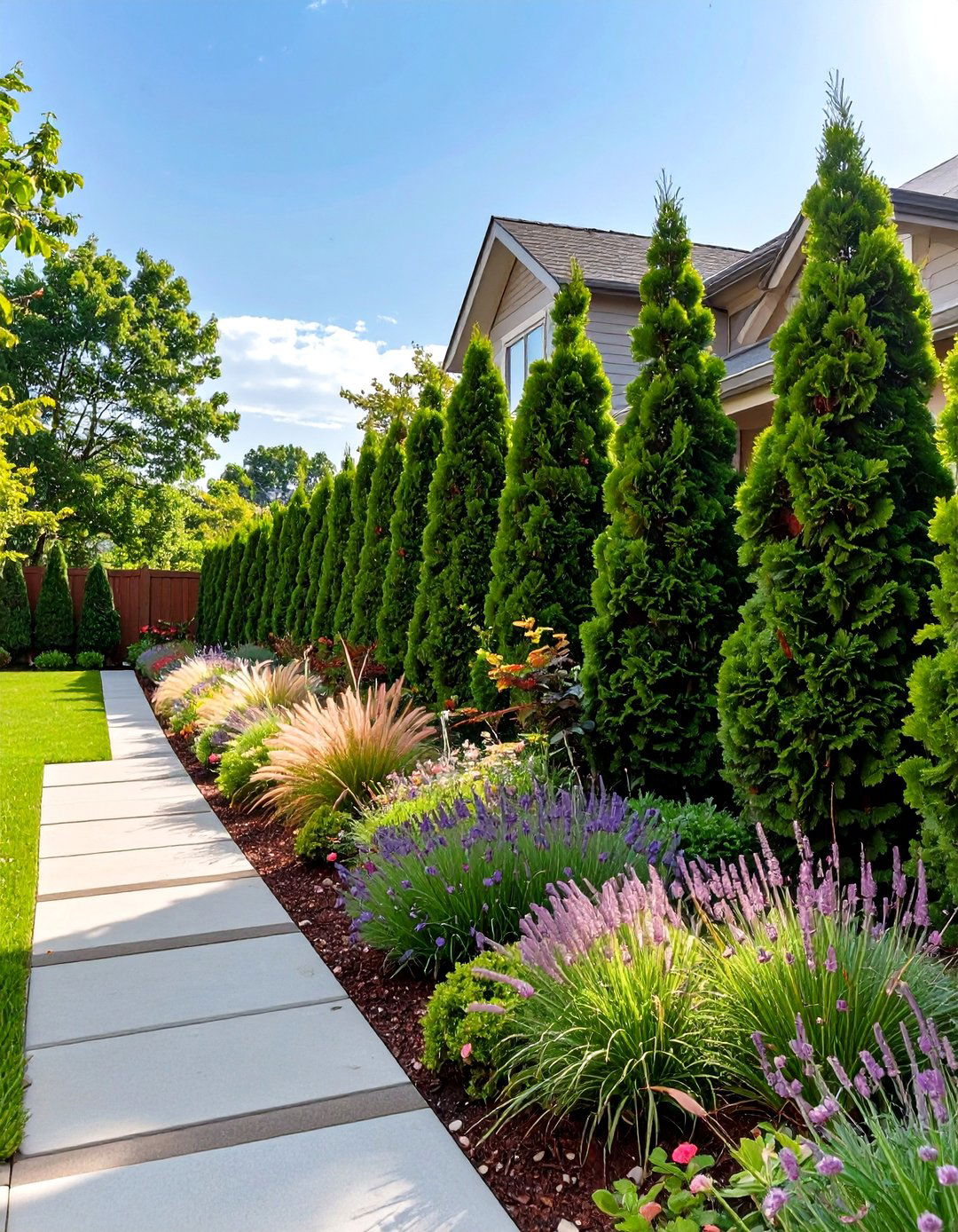 A Privacy Focused Perimeter Planting - 30 buckhead landscape and design reviews ideas