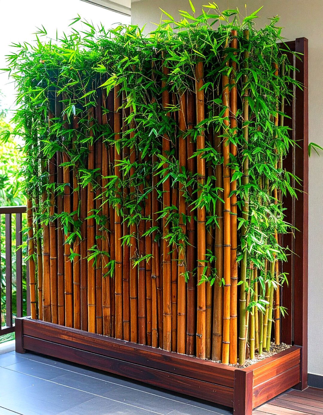 A Privacy Screen Planter Box - 30 garden box ideas