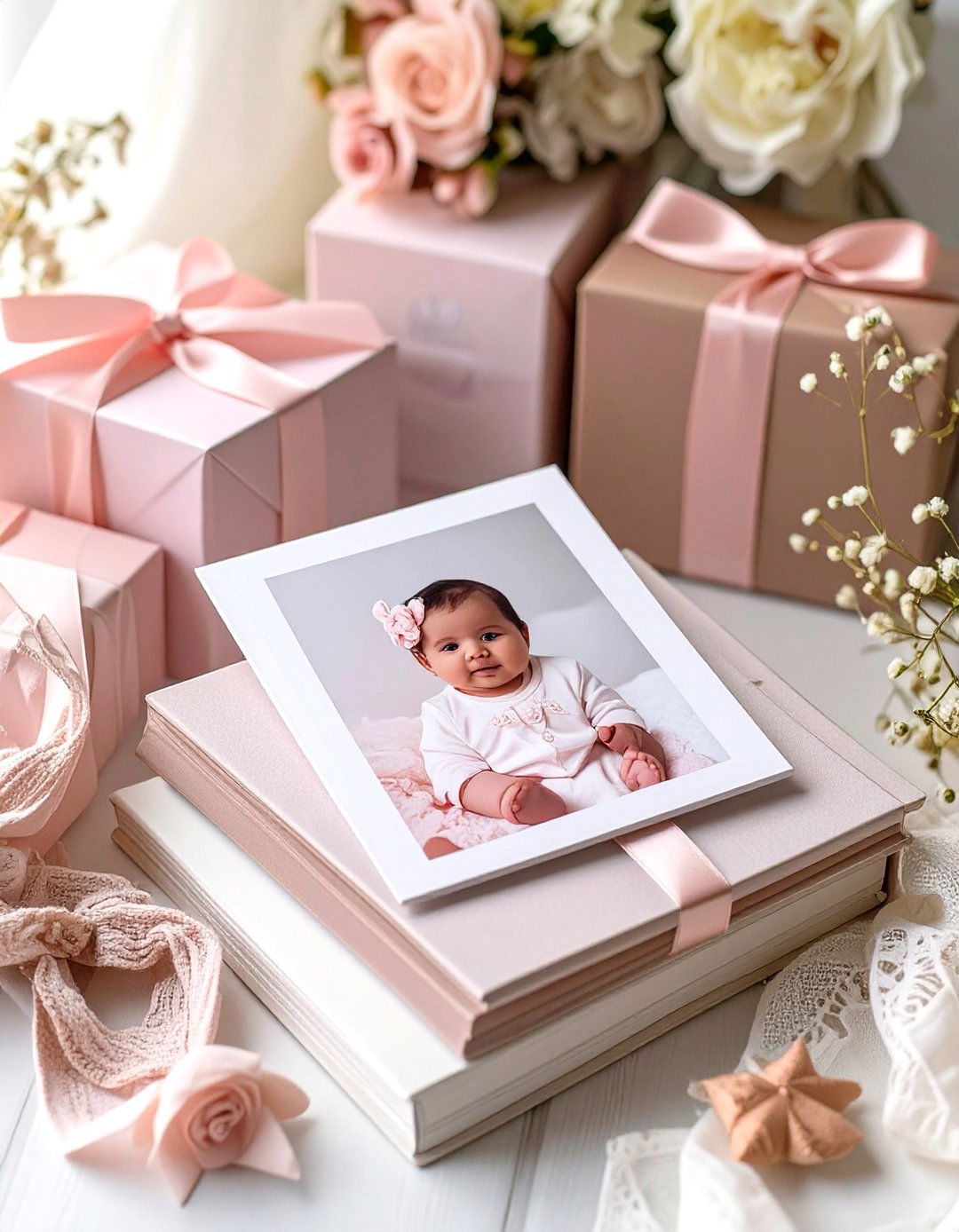 A Professional Newborn Photoshoot Session - 30 girl baby shower gift ideas