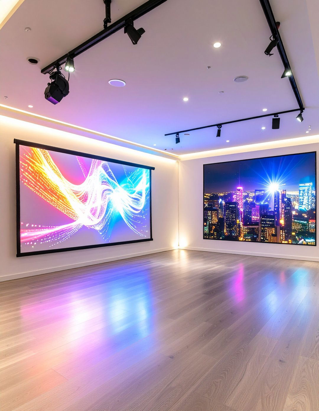 A Projection Art Wall - 30 large wall decor ideas