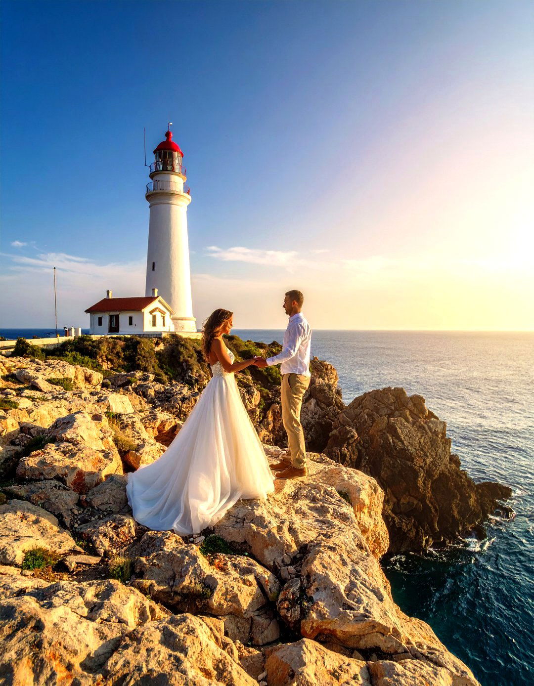 A Proposal Near a Lighthouse - 30 outdoor proposal ideas