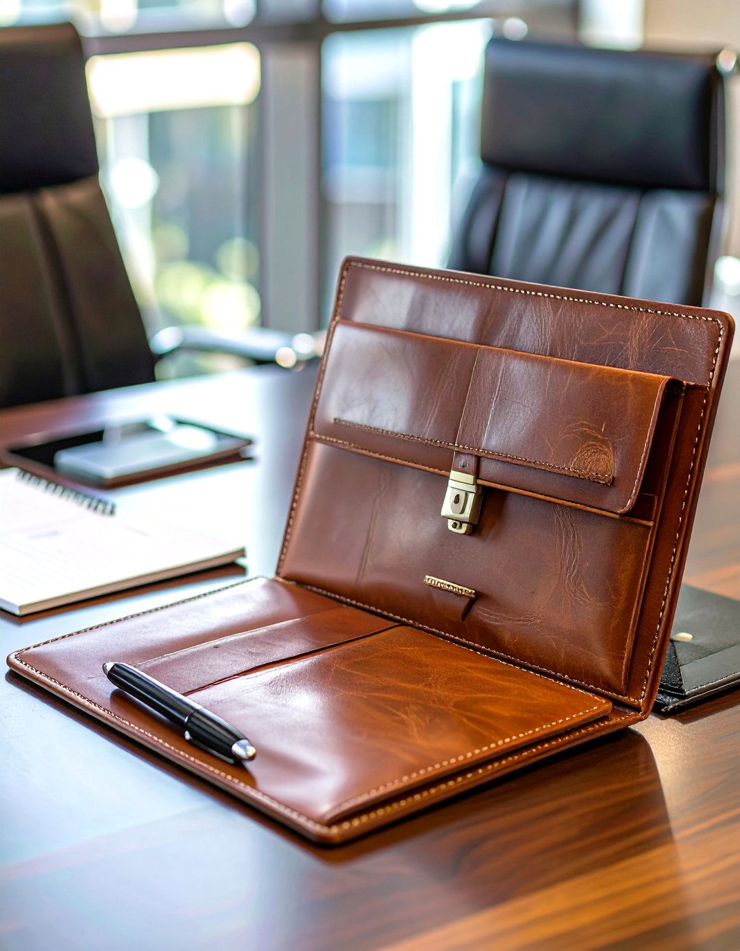 A Quality Leather Portfolio - 30 office  gift ideas